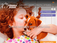 Tablet Screenshot of formulanimal.com.br